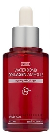 Сыворотка для лица с коллагеном Water Bomb Collagen Ampoule 50мл лифтинг сыворотка с коллагеном pekah water bomb collagen ampoule 50 мл