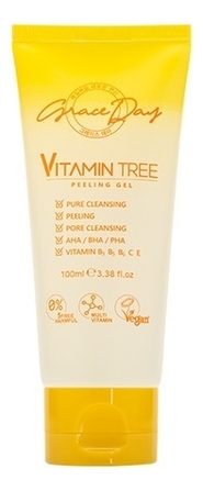 

Отшелушивающий гель для лица с витаминами Vitamin Tree Peeling Gel 100мл