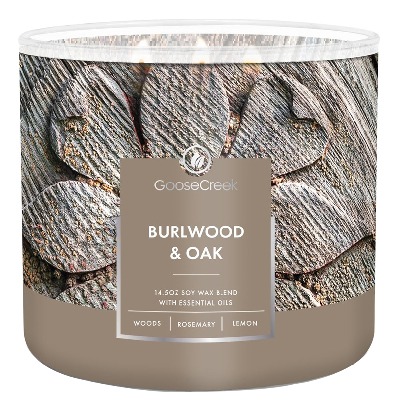 

Ароматическая свеча Burlwood & Oak (Древесина и мох): свеча 411г, Ароматическая свеча Burlwood & Oak (Древесина и мох)