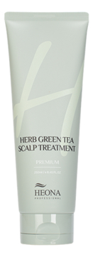 Маска для волос с экстрактом зеленого чая Herb Green Tea Scalp Treatment