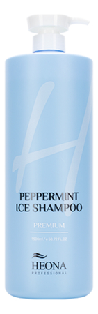 Освежающий шампунь с маслом перечной мяты Peppermint Ice Shampoo: Шампунь 1500мл
