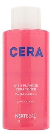 Успокаивающий тонер для лица с керамидами Wish Planner Cera Toner 200мл