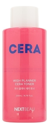 Успокаивающий тонер для лица с керамидами Wish Planner Cera Toner 200мл успокаивающий крем для лица с керамидами wish planner cera cream 80мл