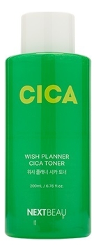 Восстанавливающий тонер с экстрактом центеллы азиатской Wish Planner Cica Toner 200мл