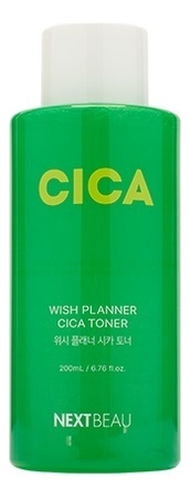 Восстанавливающий тонер с экстрактом центеллы азиатской Wish Planner Cica Toner 200мл