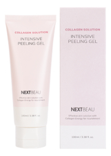 Nextbeau Отшелушивающий пилинг с гидролизованным коллагеном Collagen Solution Intensive Peeling Gel 100мл