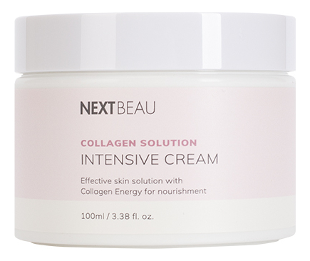 Крем для лица с гидролизованным коллагеном Collagen Solution Intensive Cream 100мл омолаживающий крем с гидролизованным коллагеном nextbeau collagen solution intensive cream 100