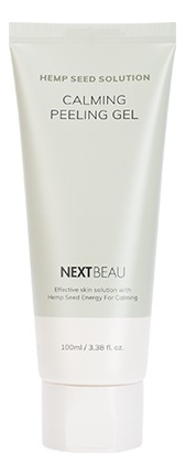 nextbeau hemp seed solution calming peeling gel Отшелушивающий пилинг с маслом семян конопли Hemp Seed Solution Calming Peeling Gel 100мл