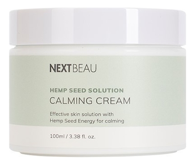 Крем для лица с маслом семян конопли Hemp Seed Solution Calming Cream 100мл сыворотка для лица с маслом семян конопли hemp seed solution calming advanced ampoule 80мл