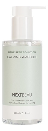 цена Сыворотка для лица с маслом семян конопли Hemp Seed Solution Calming Ampoule 210мл