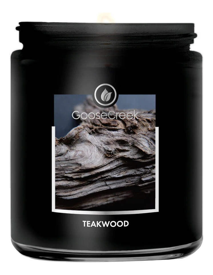 Ароматическая свеча Teakwood (Тиковое дерево): свеча 198г ароматическая свеча ocean breeze океанский бриз свеча 198г