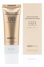 Nextbeau Матирующий BB крем с золотом Gold Solution Radiance Cream SPF50+ PA+++ 50г