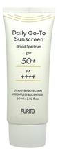PURITO Солнцезащитный крем для лица Daily Go-To Sunscreen SPF50+ PA++++ 60мл