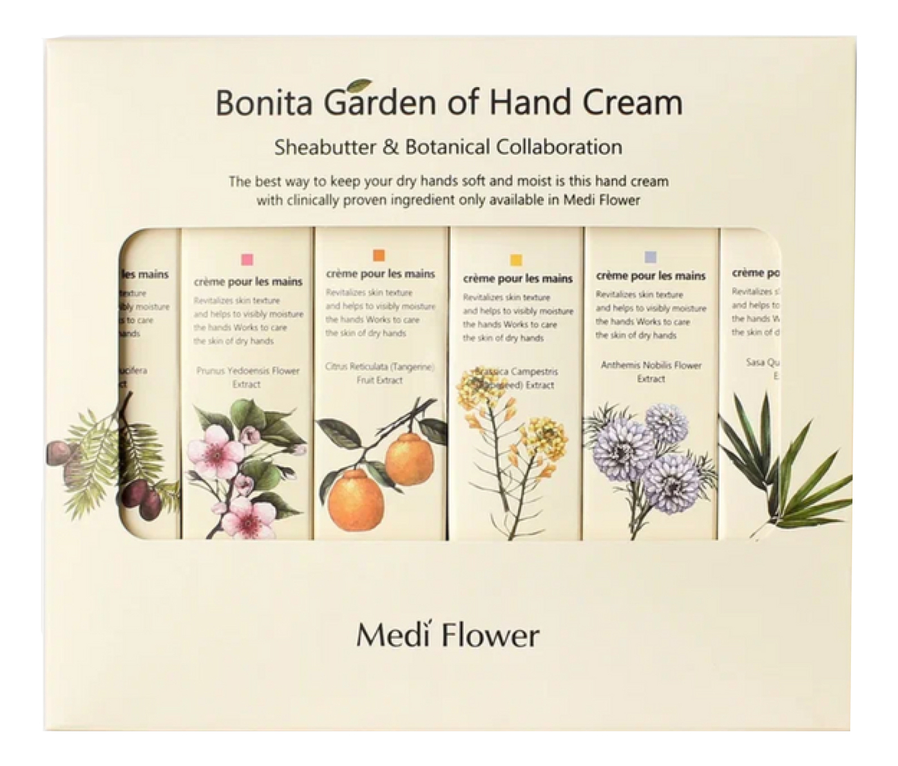 

Набор кремов для рук Великолепные сады The Bonita Garden Hand Cream 6*75г