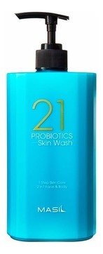 Очищающее средство для лица и тела с пробиотиками 21 Probiotics Skin Wash 500мл