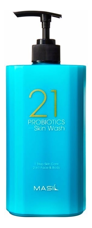 Очищающее средство для лица и тела с пробиотиками 21 Probiotics Skin Wash 500мл очищающее средство для лица и тела masil 21 probiotics skin wash 500 мл