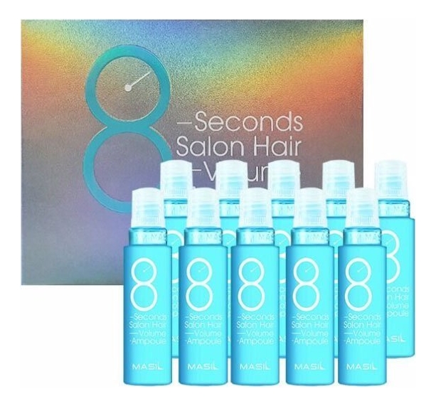 цена Филлер для объема волос 8 Seconds Salon Hair Mask Volume Ampoule: Филлер 10*15мл