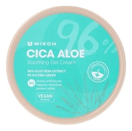 Гель-крем для лица с экстрактом алоэ вера и центеллы Cica Aloe Soothing Gel Cream 300г