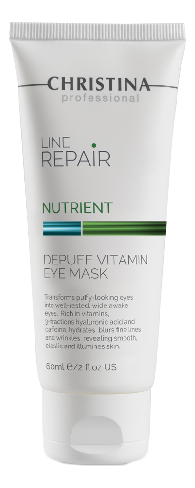 Восстанавливающая противоотечная маска для кожи вокруг глаз Line Repair Nutrient Depuff Vitamin Eye Mask 60мл