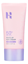 Holika Holika Солнцезащитная база под макияж с тонирующим эффектом Make Up Sun Cream Matte Tone Up SPF50+ PA+++ 60мл
