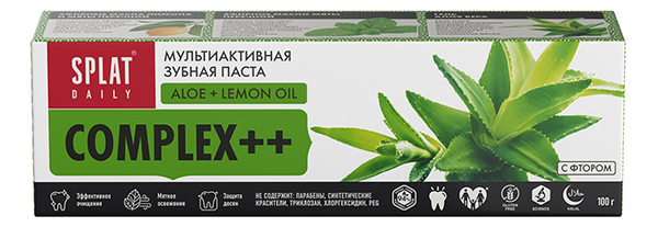 

Зубная паста Daily Complex++: Паста 100мл, Зубная паста Daily Complex++