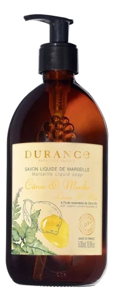

мыло 500мл, Жидкое мыло Savon Liquide Citron & Menthe (Лимон и мята)