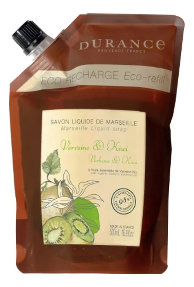 

Жидкое мыло Savon Liquide Verveine & Kiwi (Вербена и киви): мыло 500мл запаска, Жидкое мыло Savon Liquide Verveine & Kiwi (Вербена и киви)