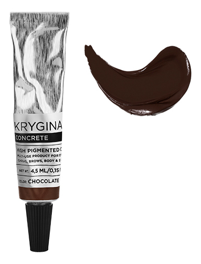 Купить Многофункциональный высокопигментированный крем для макияжа Concrete 4, 5мл: Chocolate, Krygina Cosmetics