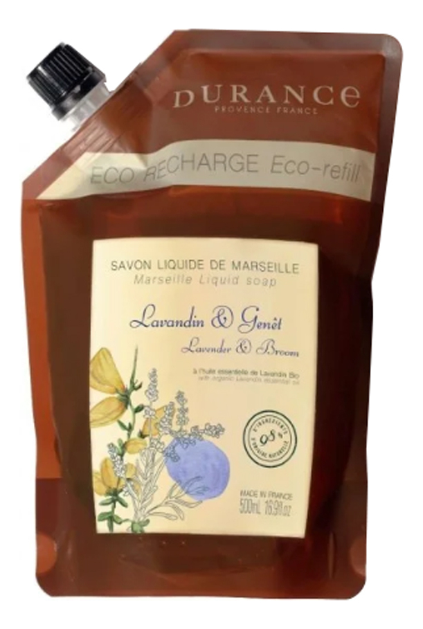 Жидкое мыло Savon Liquide Lavandin &amp; Genet (Лаванда и травы прованса): мыло 500мл запаска