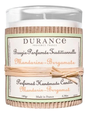 Durance Ароматическая свеча Mandarine Bergamote 180г (мандарин и бергамот)