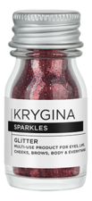 KRYGINA cosmetics Глиттер для макияжа лица и глаз Sparkles 6г