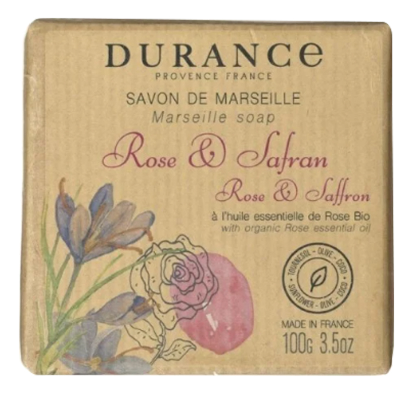 

Мыло Savon Solide Rose & Safran 100г (роза и шафран)