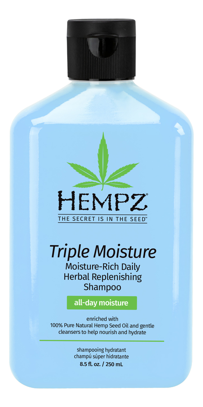 Шампунь для волос Тройное увлажнение Triple Moisture Replenishing Shampoo: Шампунь 250мл