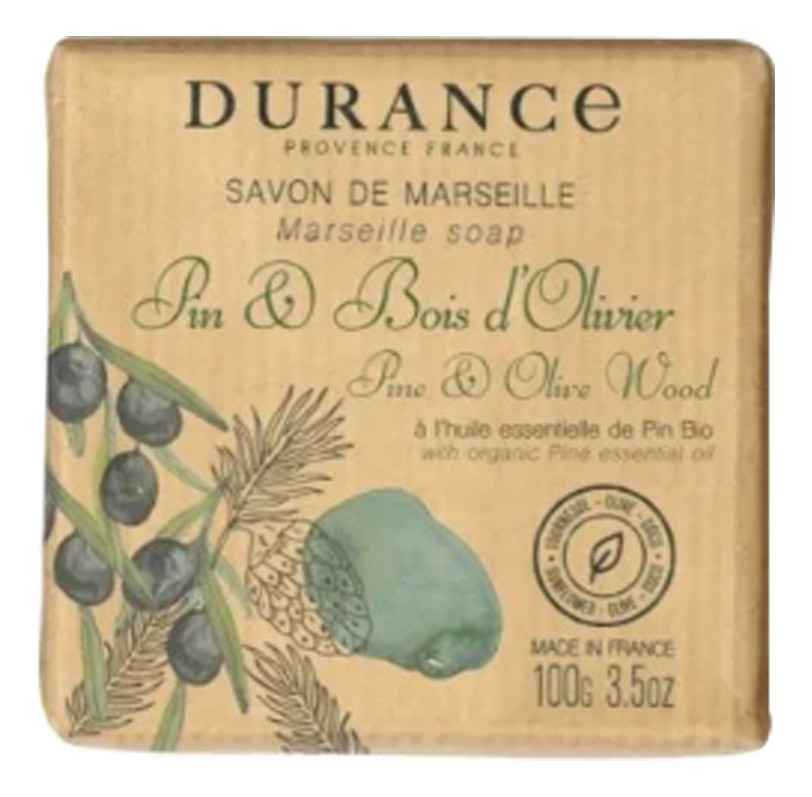 

Мыло Savon Solide Pin & Bois D'Olivier 100г (сосна и дерево оливы)