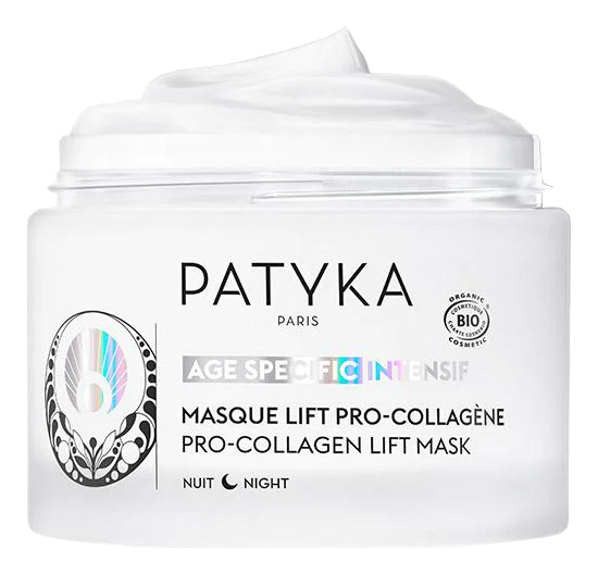 patyka ночная маска для лица pro collagen lift mask 50 мл patyka age specific intensif Маска для лица Age Specific Intensif Pro-Collogen Lift Mask 50мл