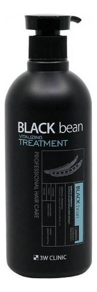 Маска для волос с экстрактом черной фасоли Black Bean Vitalizing Treatment: Маска 500мл маска для волос восстанавливающая с экстрактом чёрной фасоли 3w clinic black bean vitalizing treatment 500мл