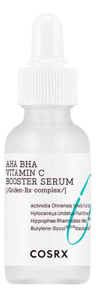 Сыворотка для лица с витамином С Refresh AHA BHA Vitamin C Booster Serum 30мл cosrx refresh aha bha vitamin c booster serum