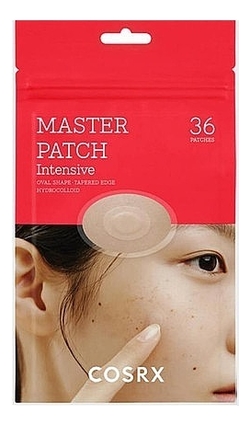 маски патчи master patch intensive design renewal 36шт cosrx 8809598453883 Гидроколлоидные патчи для лица против акне Master Patch Intensive 36шт