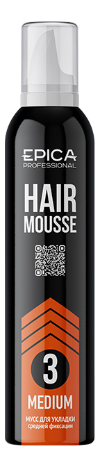 Мусс для укладки волос средней фиксации Hair Mousse Medium 250мл мусс для укладки волос средней фиксации hair mousse medium 250мл