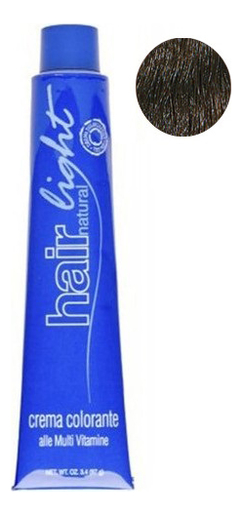 

Стойкая крем-краска для волос Hair Light Crema Colorante 100мл: 6 Темно-русый, Стойкая крем-краска для волос Hair Light Crema Colorante 100мл