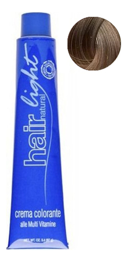 

Стойкая крем-краска для волос Hair Light Crema Colorante 100мл: 8.01 Cветло-русый натуральный сандрэ, Стойкая крем-краска для волос Hair Light Crema Colorante 100мл