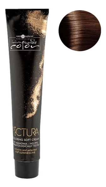 

Стойкая крем-краска для волос Pictura Coloring Soft Cream 100мл: 6.41 Темно-русый медный матовый, Стойкая крем-краска для волос Pictura Coloring Soft Cream 100мл