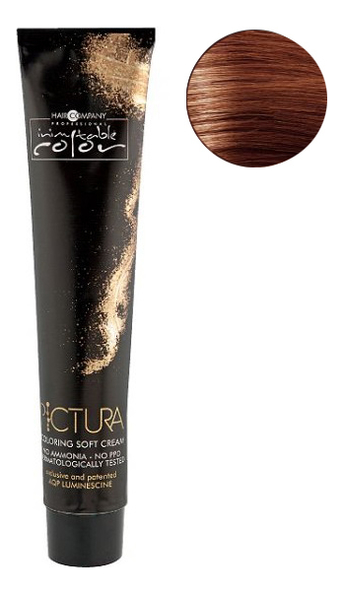 

Стойкая крем-краска для волос Pictura Coloring Soft Cream 100мл: 7.43 Русый медно-золотистый, Стойкая крем-краска для волос Pictura Coloring Soft Cream 100мл