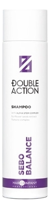 

Шампунь регулирующий работу сальных желез Double Action Sebo Balance Shampoo: Шампунь 250мл, Шампунь регулирующий работу сальных желез Double Action Sebo Balance Shampoo
