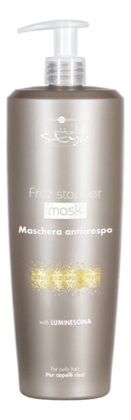 

Разглаживающая маска для волос Inimitable Style Frizz Stopper Mask: Маска 1000мл, Разглаживающая маска для волос Inimitable Style Frizz Stopper Mask