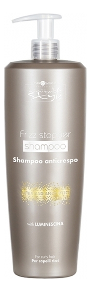 Разглаживающий шампунь для волос Inimitable Style Frizz Stopper Shampoo: Шампунь 1000мл