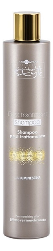 Стабилизирующий шампунь для волос Inimitable Style Post Treatment Shampoo: Шампунь 250мл