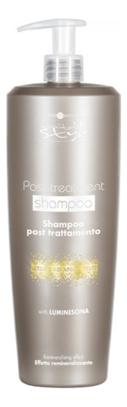 

Стабилизирующий шампунь для волос Inimitable Style Post Treatment Shampoo: Шампунь 1000мл, Стабилизирующий шампунь для волос Inimitable Style Post Treatment Shampoo
