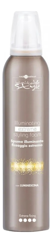 Мусс для придания блеска волосам Inimitable Style Illuminating Extreme Styling Foam 250мл