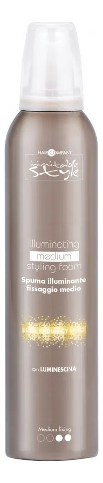 

Мусс для придания блеска волосам Inimitable Style Illuminating Medium Styling Foam 250мл
